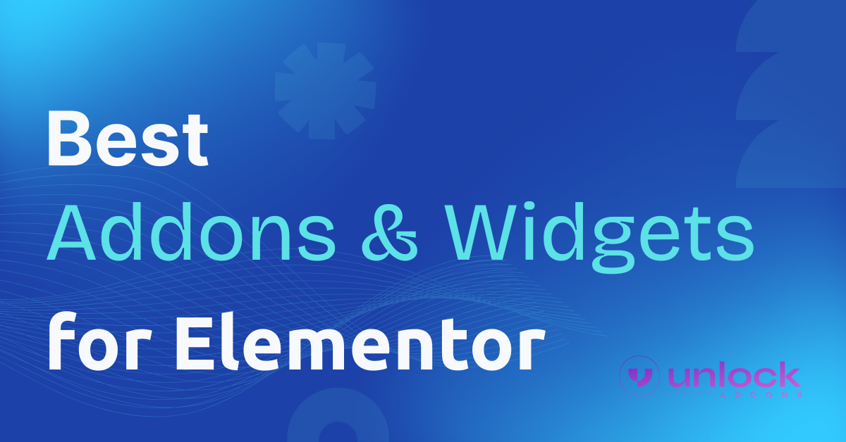 Best Elementor Addons & Widgets