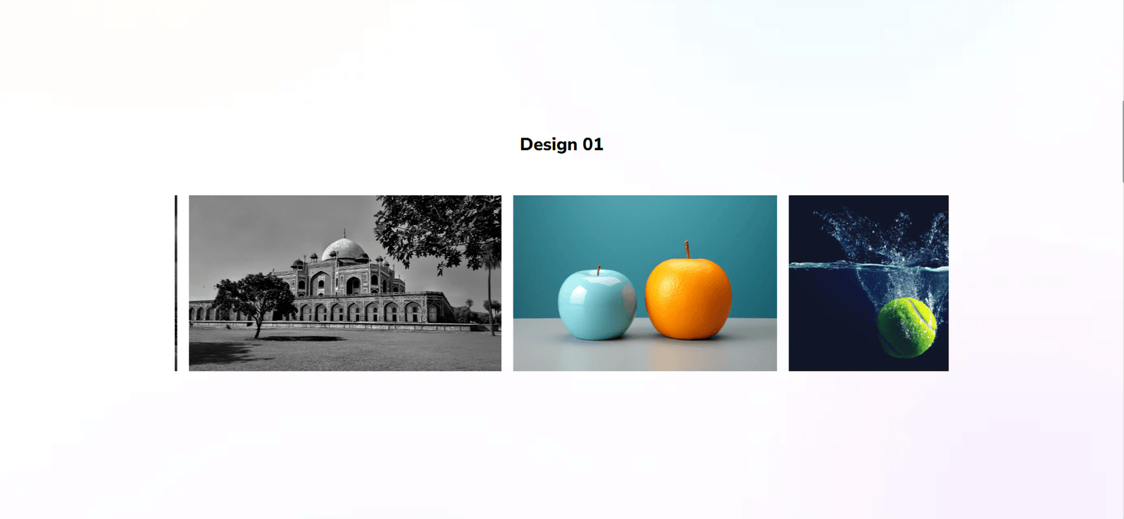 image scroller widget