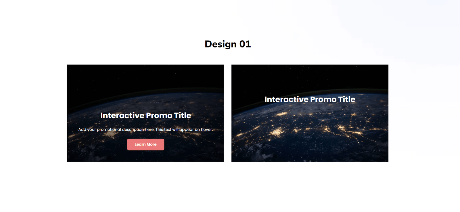 Interactive Promo Widget