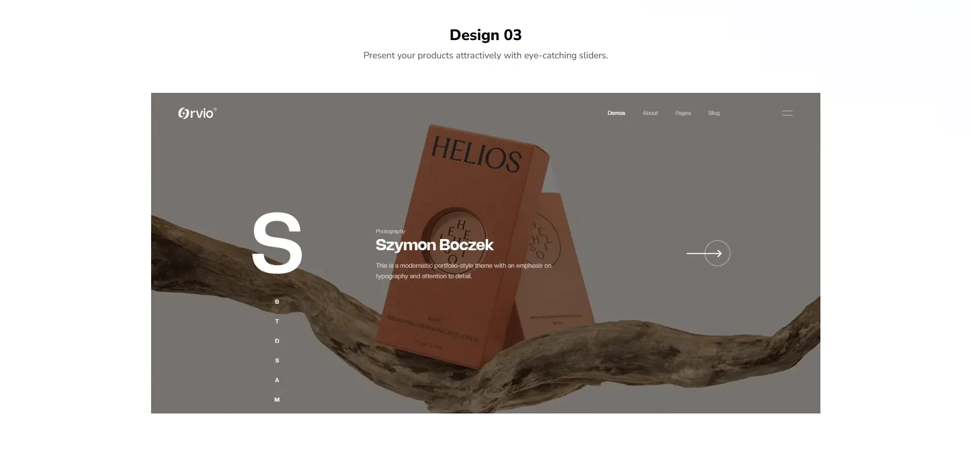 showcase slider widget
