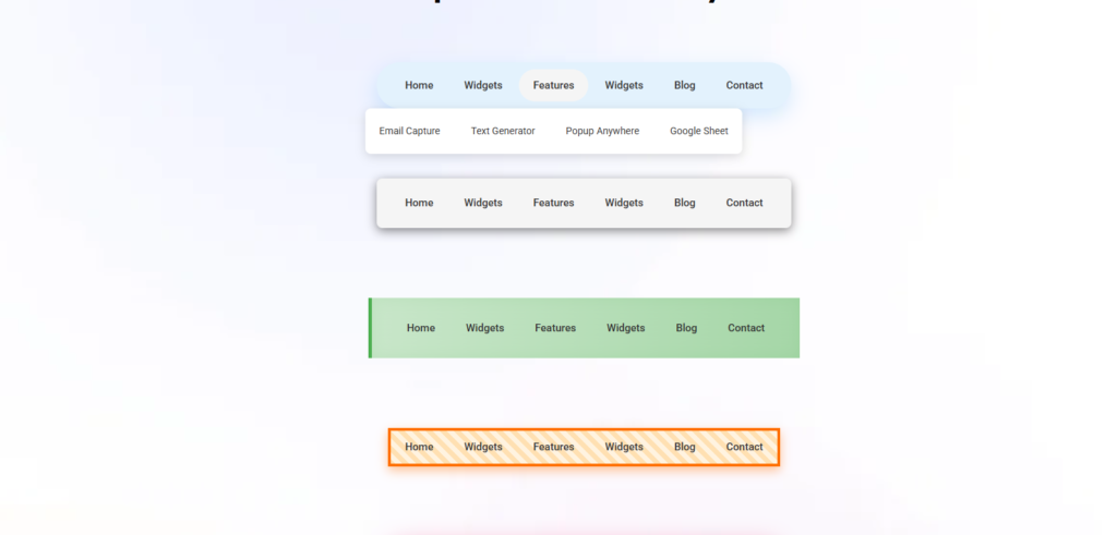 Header Menu Widget for Elementor | Unlock Addons