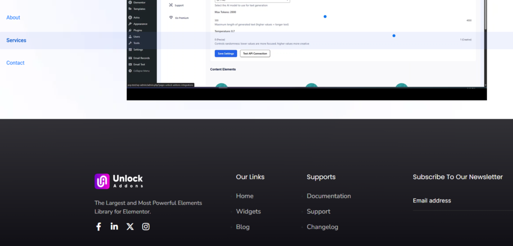On-Page Navigation Widget for Elementor | Unlock Addons